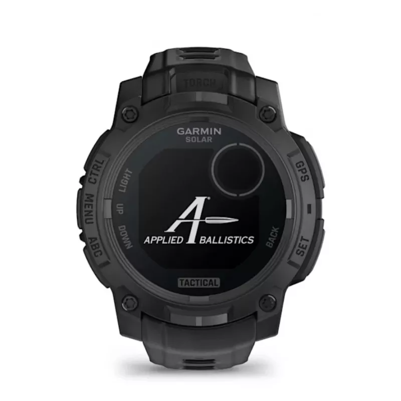 Smartwatch GARMIN Instinct 3 45mm Solar Tactical Edition Schwarz — 45 mm, Solar-Ladefunktion, GPS, Herzfrequenzmesser