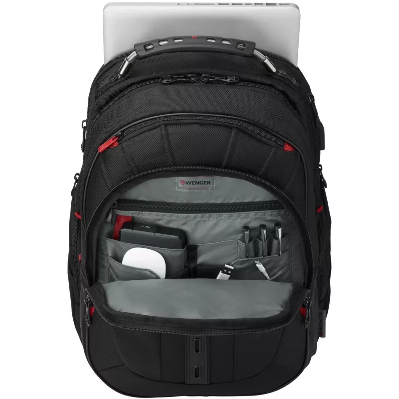 Wenger Pegasus Deluxe - Notebook-Rucksack - 40,6 cm - 35,60 cm (14) - 40,60 cm (16) - Schwarz (606492)