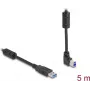 DeLOCK USB-Kabel Typ-A Stecker auf Typ-B Stecker 90° nach oben abgewinkelt 5 m