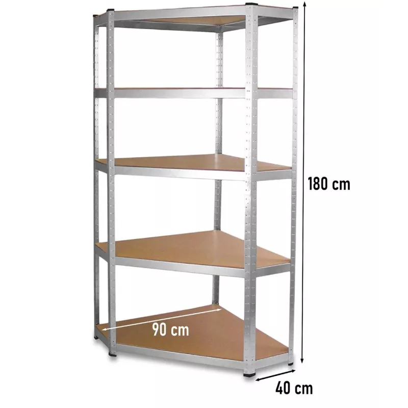 Metall-Eckregal G9040 40 cm