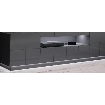 RTV-Schrank mit LED-Beleuchtung Cama Meble REJA – Aufputz, weißes Licht, AC-Betrieb