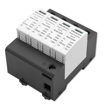 Überspannungsschutz QOLTEC 52588 AC 4P 420V T2 C — 4-poliger AC-Überspannungsableiter, 420 V, Typ 2