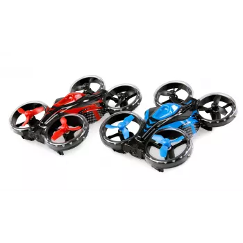 Amewi FightStar Battle Bundle Drohne rot & blau — Modell 25344, für Indoor-/Outdoor-Nutzung, geeignet für Kinder ab 8 Jahren