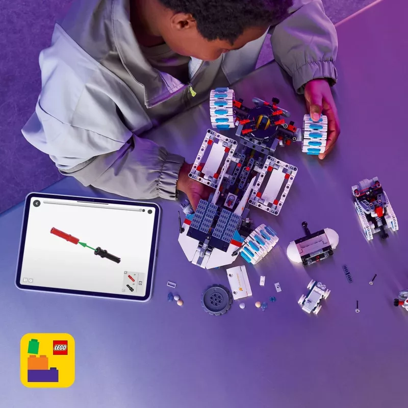 LEGO Technic 42211 Lunar Outpost Moon Rover – Konstruktionsspielzeug, 1082 Teile, modularer Aufbau, 130×310×190 mm