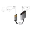 LogiLink CDA0108 Videokabel-Adapter 0,15 m DisplayPort HDMI Schwarz Grau