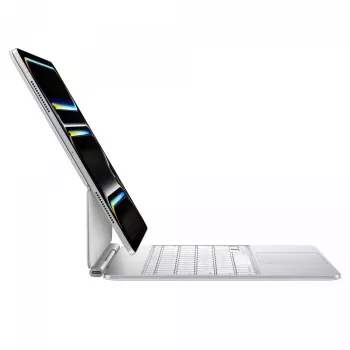 Apple Magic Tastatur für iPad Pro 13 Zoll M4 Wireless QWERTY Weiß