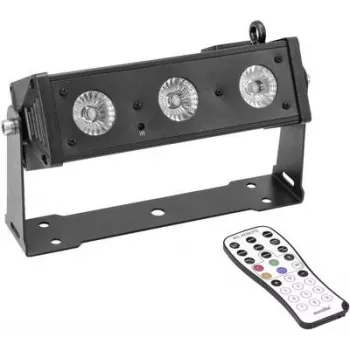 LED-Effektlicht EUROLITE BAR-3 DMX 3 LEDs — kompaktes Bühnen-/Blendlicht mit DMX-Steuerung