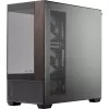 Cooler Master Elite 690 PC-Gehäuse, Midi-Tower, ATX, Tempered Glass - 4x ARGB-Lüfter, Holz, schwarz