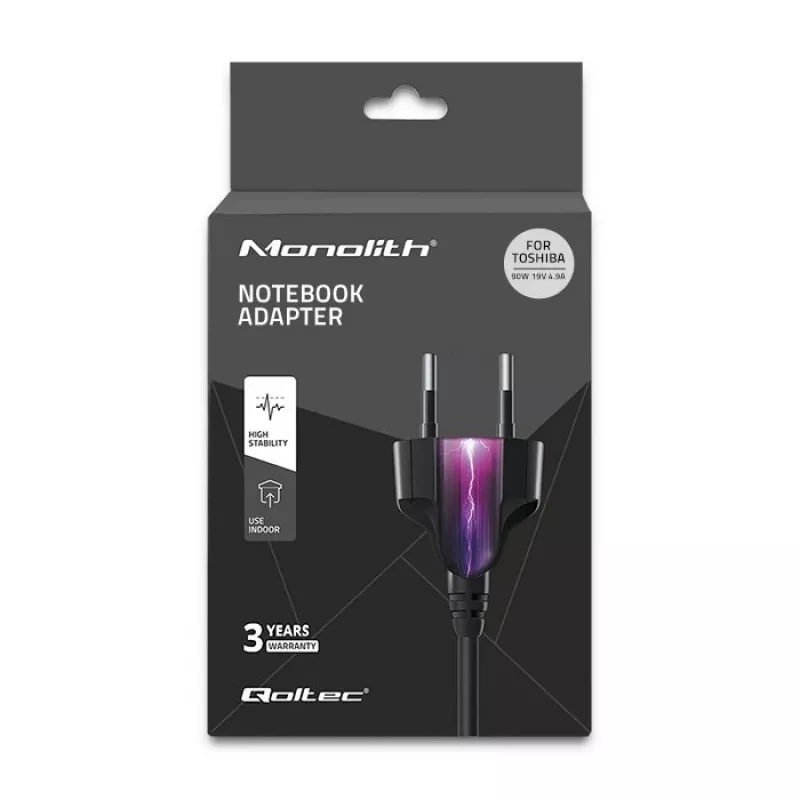 Qoltec 50076 90W Netzteil/Wandler Indoor Schwarz