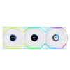 Lüfter Lian Li UNI FAN SL Wireless LCD 120 12 cm Weiß 3 Stück