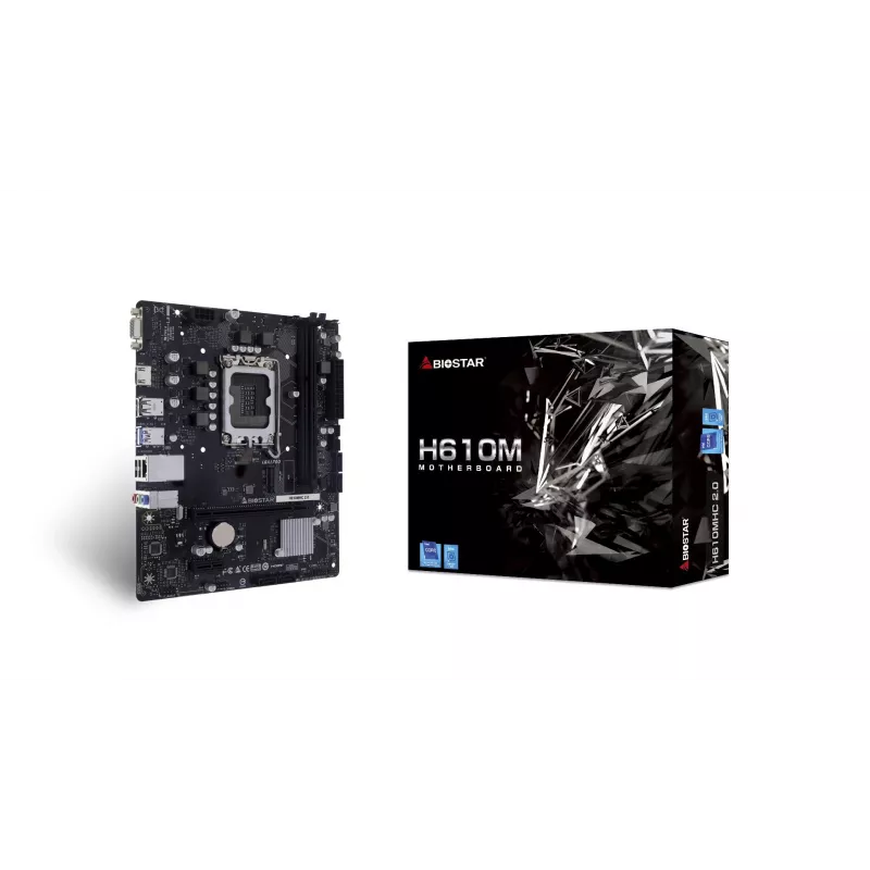 Motherboard Biostar H610MHC 2.0 Intel H610 LGA 1700 micro ATX