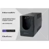 Qoltec 53774 USV (unterbrechungsfreie Stromversorgung) Line-Interactive 1 kVA 600 W 1 AC-Ausgang