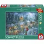 Puzzle Schmidt Spiele Thomas Kinkade Studios „Santa's Silent Night“ 1000 Teile