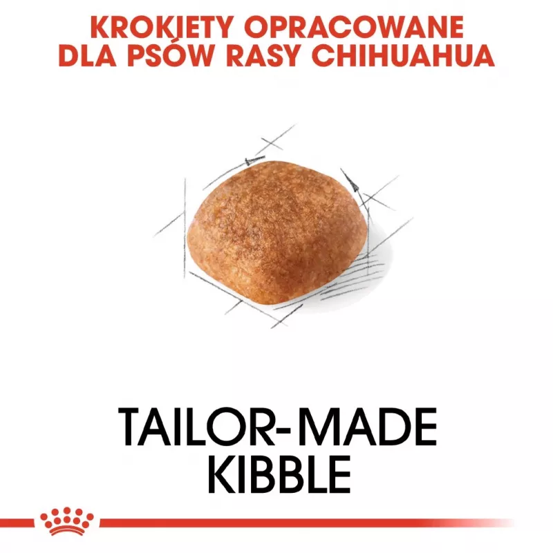 Trockenfutter für Hunde Royal Canin Chihuahua Adult 1,5 kg — Huhn, 28 % Protein, kleine/zwergwüchsige Rasse