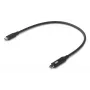 USB-Kabel Ubiquiti UACC-Cable-USB-100W-0.3M-BK USB C Schwarz Grau 0,3 m