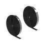 DeLOCK Klettband Hochleistung selbstklebend 25 m x 25 mm schwarz