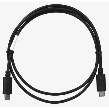 USB 2.0 USB-C-zu-USB-C-Kabel LANBERG CA-CMCM-10CU-0010-BK 1 m, schwarz, 480 Mbit/s, vergoldete Kontakte