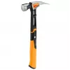 Fiskars 1020214 Hammer Klauenhammer Schwarz, Metallic, Orange