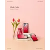 Handyhülle iKins für Samsung Galaxy S21+ — pink lake mit schwarzen Akzenten