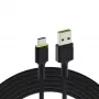 Green Cell KABGC13 USB-Kabel USB 2.0 2 m USB A USB C Schwarz