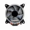 Luftkühler Gembird CPU-HURACAN-ARGB-X130 12 cm Schwarz Weiß