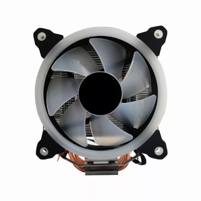 Luftkühler Gembird CPU-HURACAN-ARGB-X130 12 cm Schwarz Weiß