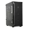 PC-Gehäuse IBOX LUPUS 27 Midi Tower ATX, gehärtetes Glas, RGB, 455×200×380 mm, unterstützt ATX, GPU bis zu 32 cm