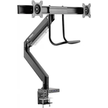 SpeaKa Professional SP-MM-820 2-Wege-Monitor-Tischhalterung 43,2 cm (17) - 81,3 cm (32) Integrierte Dockingstation, Gasdruckfeder-Technologie, neigbar, schwenkbar (SP-10506480)