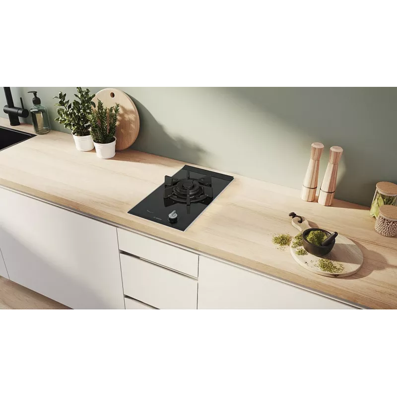 Bosch Serie 8 PRA3A6I10 Kochfeld Schwarz Integriert 30 cm Gas 1 Zone(n)