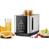 Toaster Rommelsbacher TO850 2-Scheiben, 850 W, Edelstahl/Schwarz, XL-Schlitze