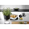 GEFU BOTANICO Kräutertopf freistehend Kunststoff, Edelstahl Schwarz