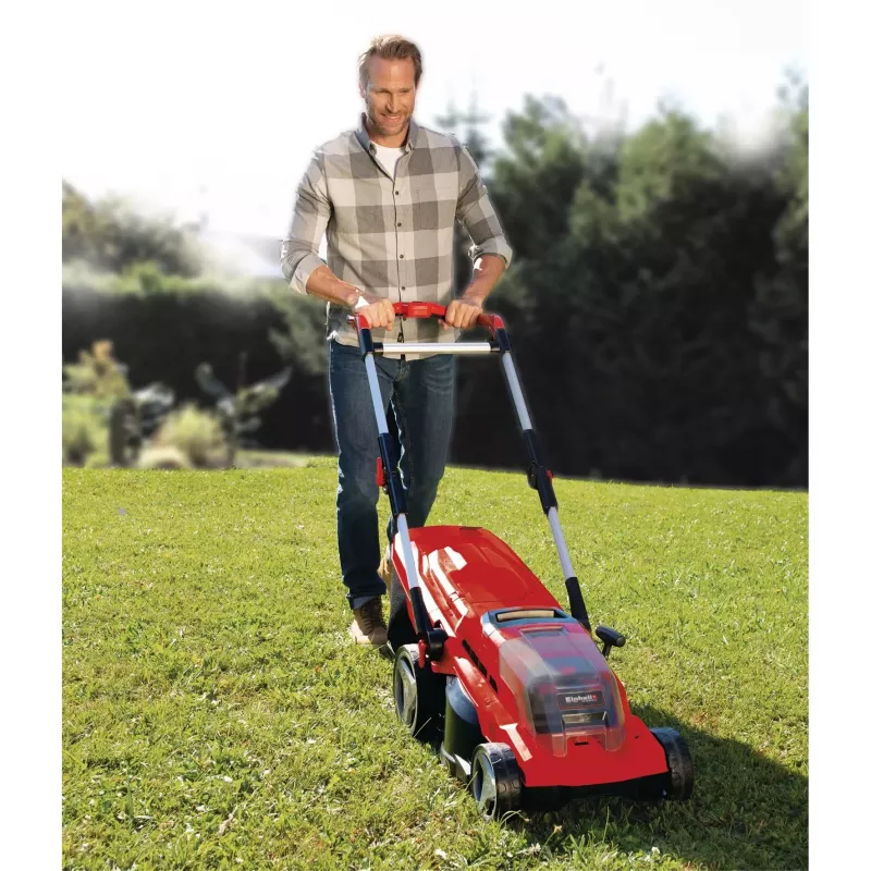 Akku-Rasenmäher GE-CM 36/37 Li-Solo, 36 Volt (2x18 V) (Rot/Schwarz, ohne Akku und Ladegerät)