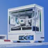 Thermalright TL-M10 Vision PC-Gehäuse, Mini-Gehäuse, mATX, RGB, gehärtetes Glas – Weiß
