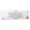 Mechanische Tastatur White Shark Wakizashi-2 US Red Switch, Tenkeyless/US-Layout, Weiß