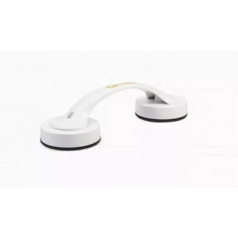 Saugnapfhalter Qmed DRQM6D0AAXXXP — Wandhalterung aus Technopolymer, 20 cm Tiefe, max. Belastung 30 kg, weiß, 65×53 mm