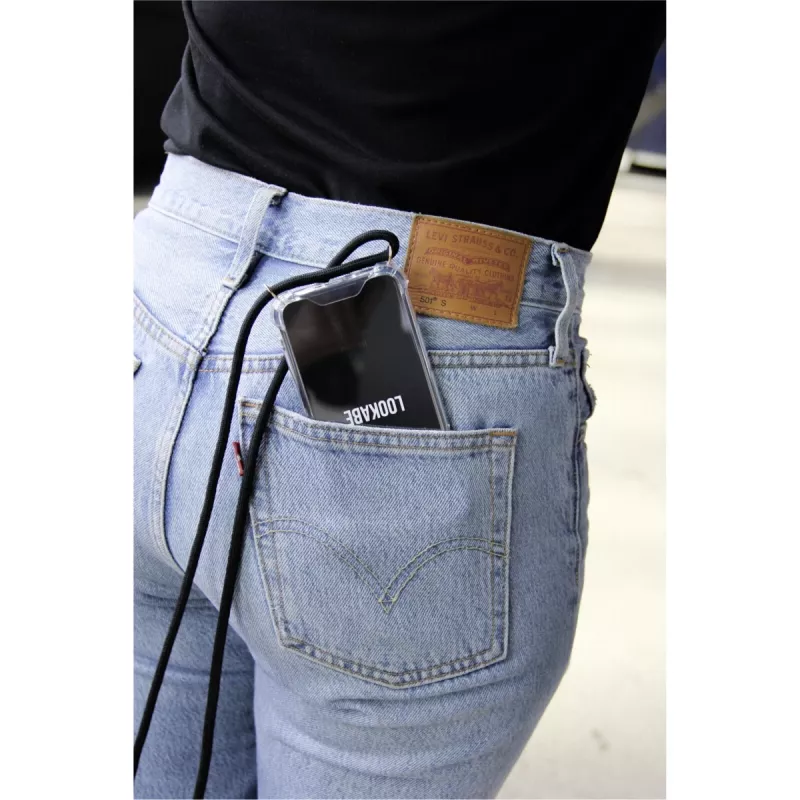 Cover Coros LOO004 iPhone XR 15,5 cm (6,1 Zoll) Schwarz Transparent