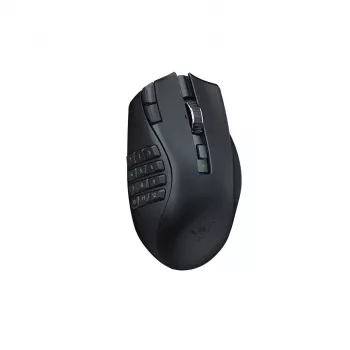 Gaming-Maus Razer Naga V2 HyperSpeed RF Wireless + Bluetooth, rechtshändig, 30000 DPI, optisch, schwarz