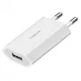 USB-A-Steckdosenadapter, 5 W, 5 V/1 A, 1x USB-A, weiß