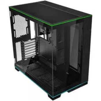 Lian Li O11 Dynamic EVO RGB PC-Gehäuse-Bundle, Midi-Tower, ARGB, gehärtetes Glas + 3x UNI FAN SL-INF – Schwarz