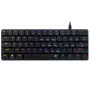 Mechanische Tastatur White Shark Nagamaki Schwarz — US-Layout, rote mechanische Schalter