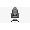 Aerocool Crown AeroSuede universeller Gaming-Stuhl mit gepolsterter Sitzfläche, Steingrau