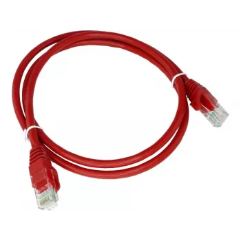 Alantec KKU5CZA1 Netzwerkkabel Rot 0,25 m Cat5e U/UTP (UTP)