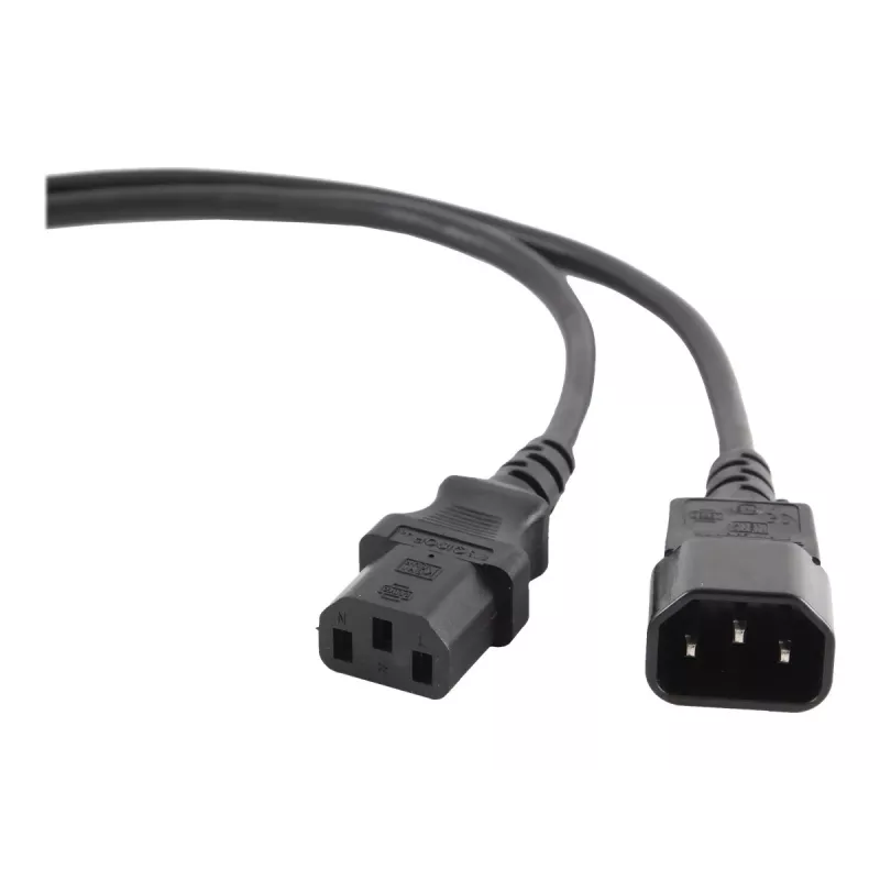 Gembird PC-189 Netzkabel Schwarz C14-Kupplung