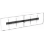 TECH DATA Vision VFM-F50_DL - Montagekomponente (Schiene) - für 2 LCD-/Plasma-Konsolen - Aluminium - Schwarz - Bildschirmgröße: bis zu 218,4 cm (bis zu 86)