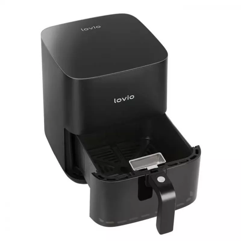 Heißluftfritteuse Lovio LVAF001BK 5 l schwarz — kompakte Heißluftfritteuse, 5‑Liter‑Fassungsvermögen