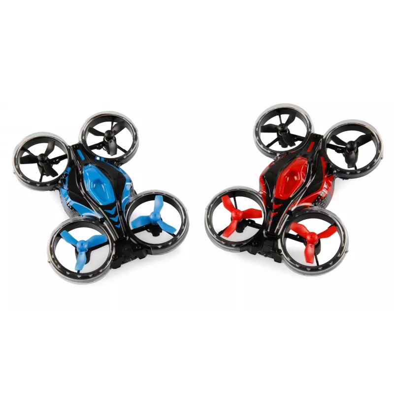 Amewi FightStar Battle Bundle Drohne rot & blau — Modell 25344, für Indoor-/Outdoor-Nutzung, geeignet für Kinder ab 8 Jahren