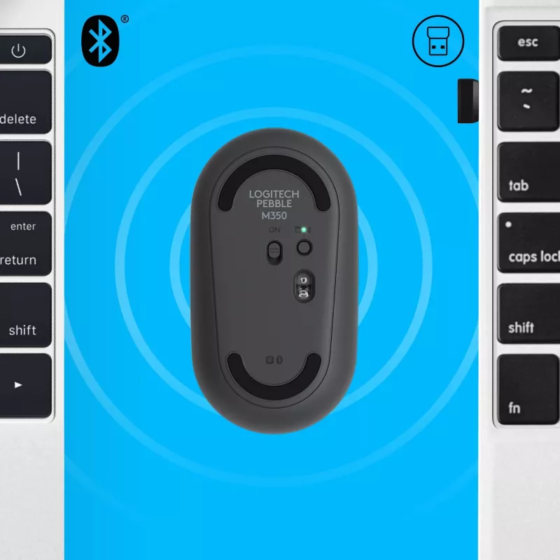 Maus USB Optisch Kabellos M350/GRAPHITE 910-005718 Logitech