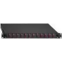 Glasfaser-Patchpanel Rutenbeck 2280301240 LC Duplex MM 24 Ports 1U, schwarz RAL 9005