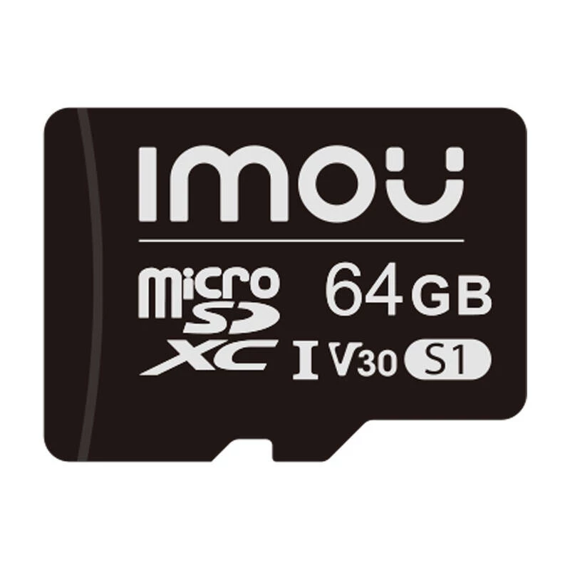 MicroSD-Speicherkarte IMOU ST2-64-S1 64 GB, Class 10, Lesen 95 MB/s, Schreiben 35 MB/s, U3 V30