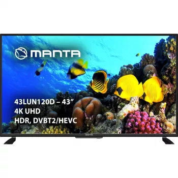 Fernseher MANTA 43LUN120D 43 Zoll LED LCD 1920x1080, Energieeffizienzklasse A